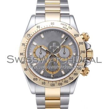 SWISS DAYTONA STYLE 2-TONE GREY 40MM