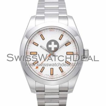 SWISS MILGAUSS STYLE STEEL WHITE 40MM
