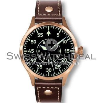 Rose Gold Dark Brown Leather GMT