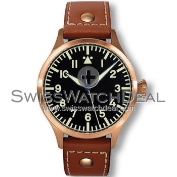Rose Gold Brown Leather