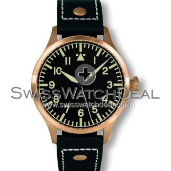 Rose Gold Black Leather