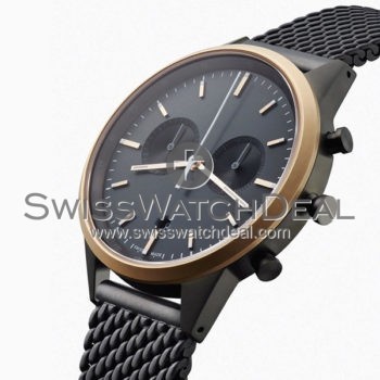 Black PVE Gold Marks Face