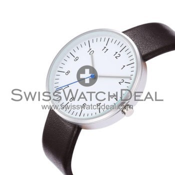 Steel White Blue Secs Leather
