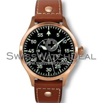Rose Gold Brown Leather GMT